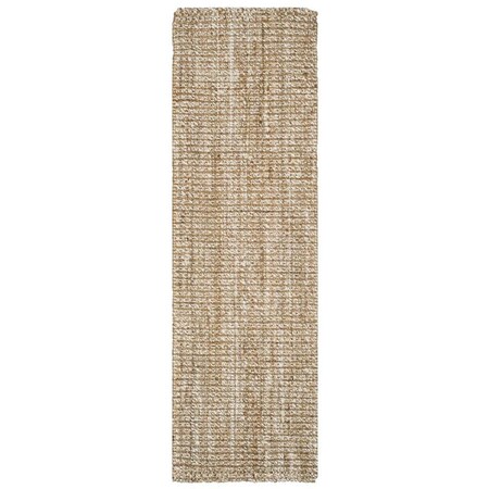 Safavieh Natural Fiber Hand Woven Runner Area Rug, Natural - 2 ft.-6 in. x 14 ft. NF456A-214